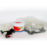 AHI USA 600 Pro 12ft net fully assembled for easy casting and durability.