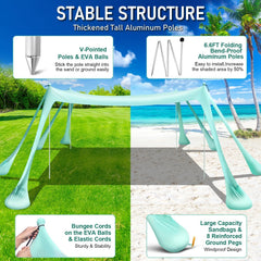 Ahititi pop up canopy 10x10 provides spacious shade for groups