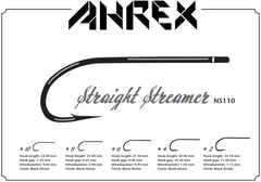 Ahrex NS110 close-up shows sharp point and small barb for secure hookups.