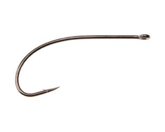 Ahrex NS156 Nordic Salt shrimp-curve hook mimics a natural shrimp for realistic patterns.