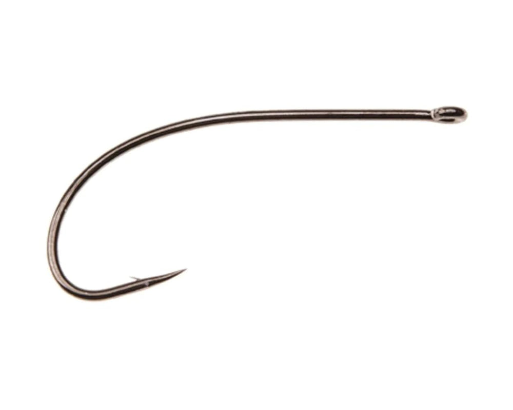 Ahrex Ns156 Nordic Salt shrimp hook size 4 close-up showing sharp point for secure hookups