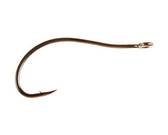 Ahrex SA250 bendback shrimp hook closeup enhances pattern presentation for saltwater fishing.