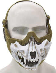 Aifordge MICH mesh mask detail shows ventilation to reduce fogging during play.