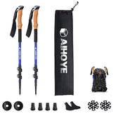 Aihoye Trekking Poles cork grips offer comfortable, moisture-resistant support for long hikes.
