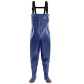 Aikelai 3-Ply insulated chest waders front view showing waterproof warmth for cold-water fishing