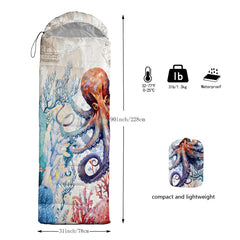 AILONEN 3D digital octopus print adds vibrant camp appeal.