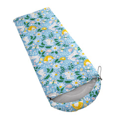 AILONEN sleeping bag featherlight design weighs 3 pounds for easy travel.