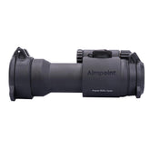 Aimpoint PRO red dot sight mounted with QPR2 for fast target engagement.