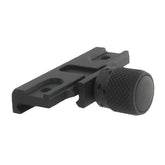 AimPoint Quick Release Picatinny base in use, secure, fast detachment for modular setups.