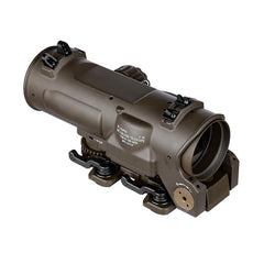 Aimsniper 1-4X Reflex Scope Gen 3 view with clear low light reticle