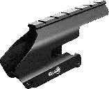 Aimtech ASM-5 shotgun mount in satin black for Mossberg 5500/9200 with glare reduction