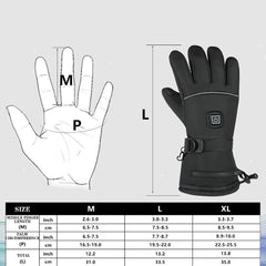 Ainid heated gloves battery-pack detail highlights long battery life for all-day use