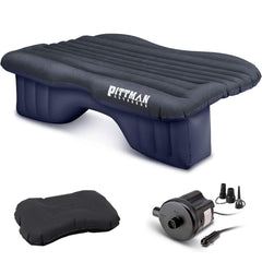 Pittman Outdoors AirBedz rear-seat air mattress fits mid-size vehicles for comfortable travel.