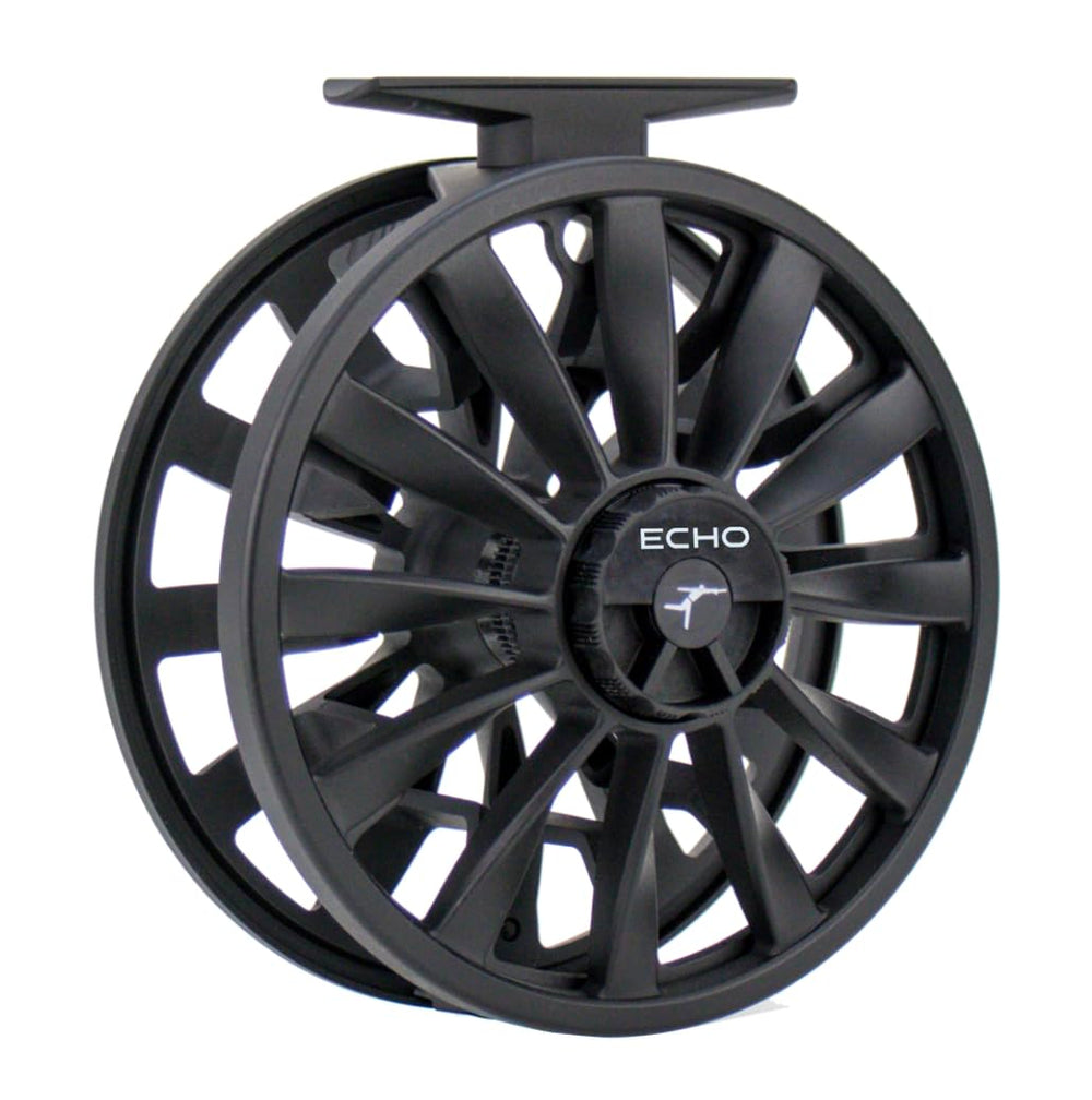 Airflo Echo Bravo Lite Reel 4/5 Black, lightweight drag for freshwater and saltwater use.