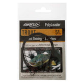 Airflo Fast Sink 5ft Brown, side view, enabling quick depth targeting for anglers.
