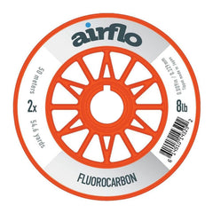 Airflo fluorocarbon tippet 50m on spool for low visibility and strong knots.