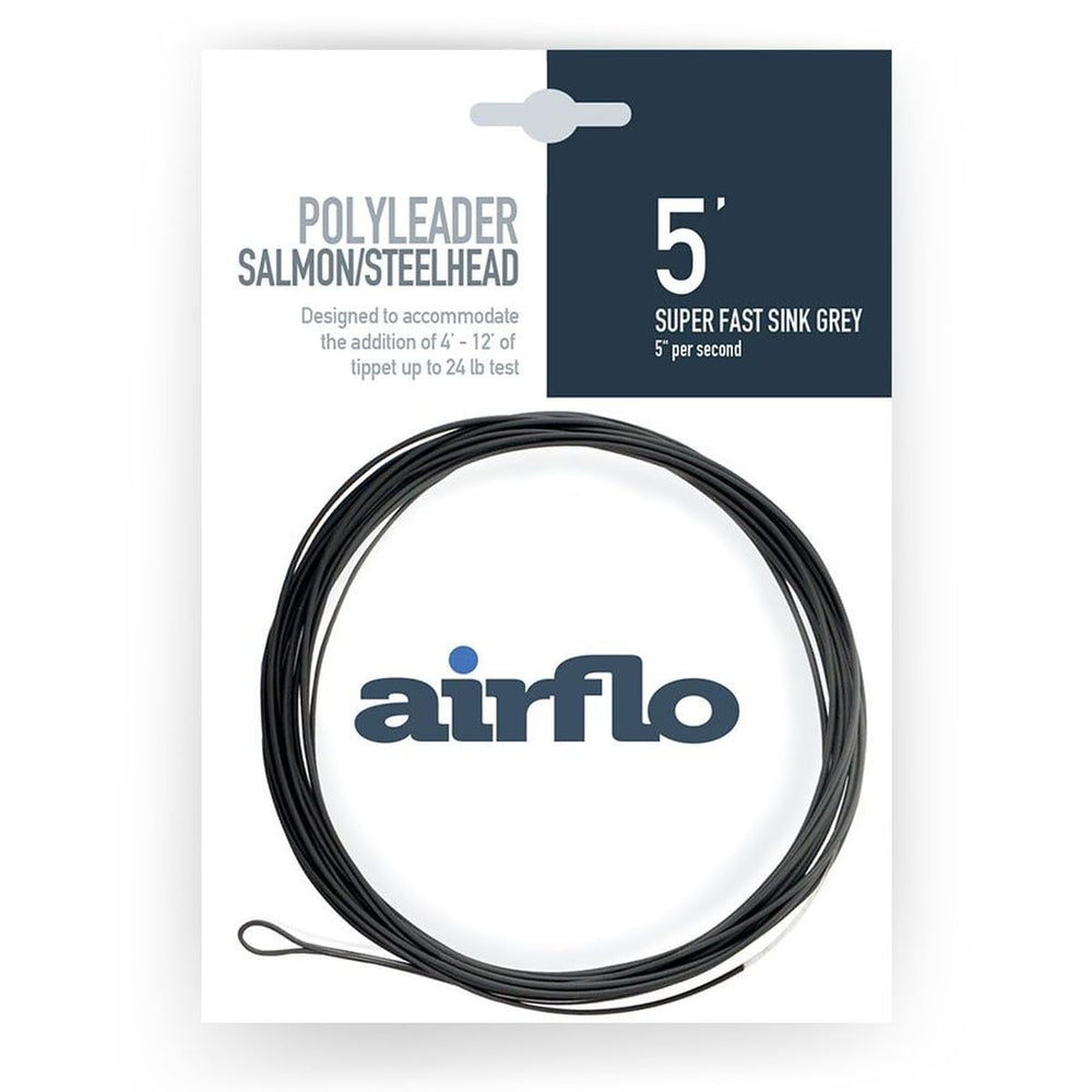 Airflo Light Trout Polyleader 5 ft in packaging, ideal for delicate tippets.