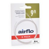 Airflo Tapered Tactical Mono Leader 9ft 6X butt loop enables quick setup and precise turnover