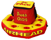 Airhead Aqua Oasis cooler attached to floating base improves hands-free entertaining