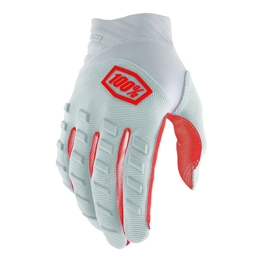 AIRMATIC Gloves Silver S cuff close-up highlighting durable cuff and knuckle protection.