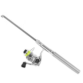 Airshi pocket mini pen fishing rod with reel combo for easy travel fishing