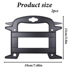 Compact 19 x 15 cm rope winder in black