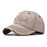 Ajux baseball cap with adjustable clip for a universal, comfortable fit.