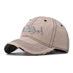 Ajux baseball cap with adjustable clip for a universal, comfortable fit.