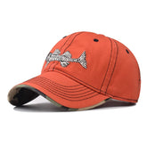 Ajux baseball cap orange offers sun protection for outdoor adventures