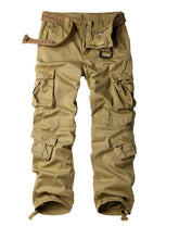 AKARMY womens cotton casual work pants camouflage pockets - breathable fabric and roomy pockets for daily wear