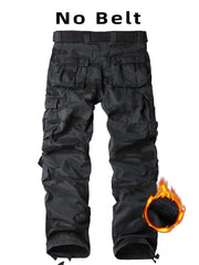 AKHIKING pants back view highlighting roomy cargo pockets.