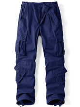 AKHIKING women's cargo pants blue front pocket, accessible storage for daily outdoor essentials.