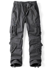AKHIKING women's cargo pants front pockets gray for easy on-the-go storage