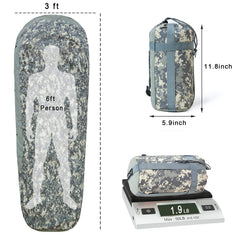 Akmax.cn Bivy Cover Sack outer-shell Woodland pattern hides gear in woods