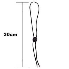 5-pack set in black for hats with/without eyelets