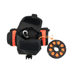 Hi-Viz durable 210D Nylon material close-up on SMB