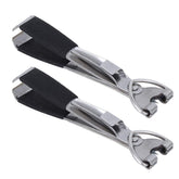 Akozon 4-in-1 fly line clippers in use for clean cuts and knot prep.