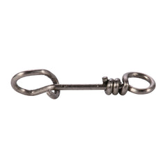 Akozon Fastach Clips Size 0, 50pcs, sturdy stainless steel links for secure tackle connections.