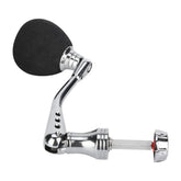 Akozon fishing reel handle CNC metal close-up showing durable machining