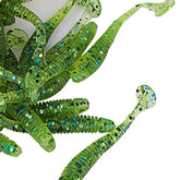 Akozon fishing soft lures 5cm front view for versatile fishing use.