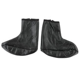Akozon leather socks for women with zipper design for easy wear