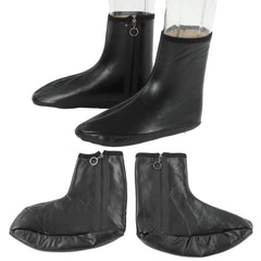 Akozon fleece-lined leather socks provide cozy warmth