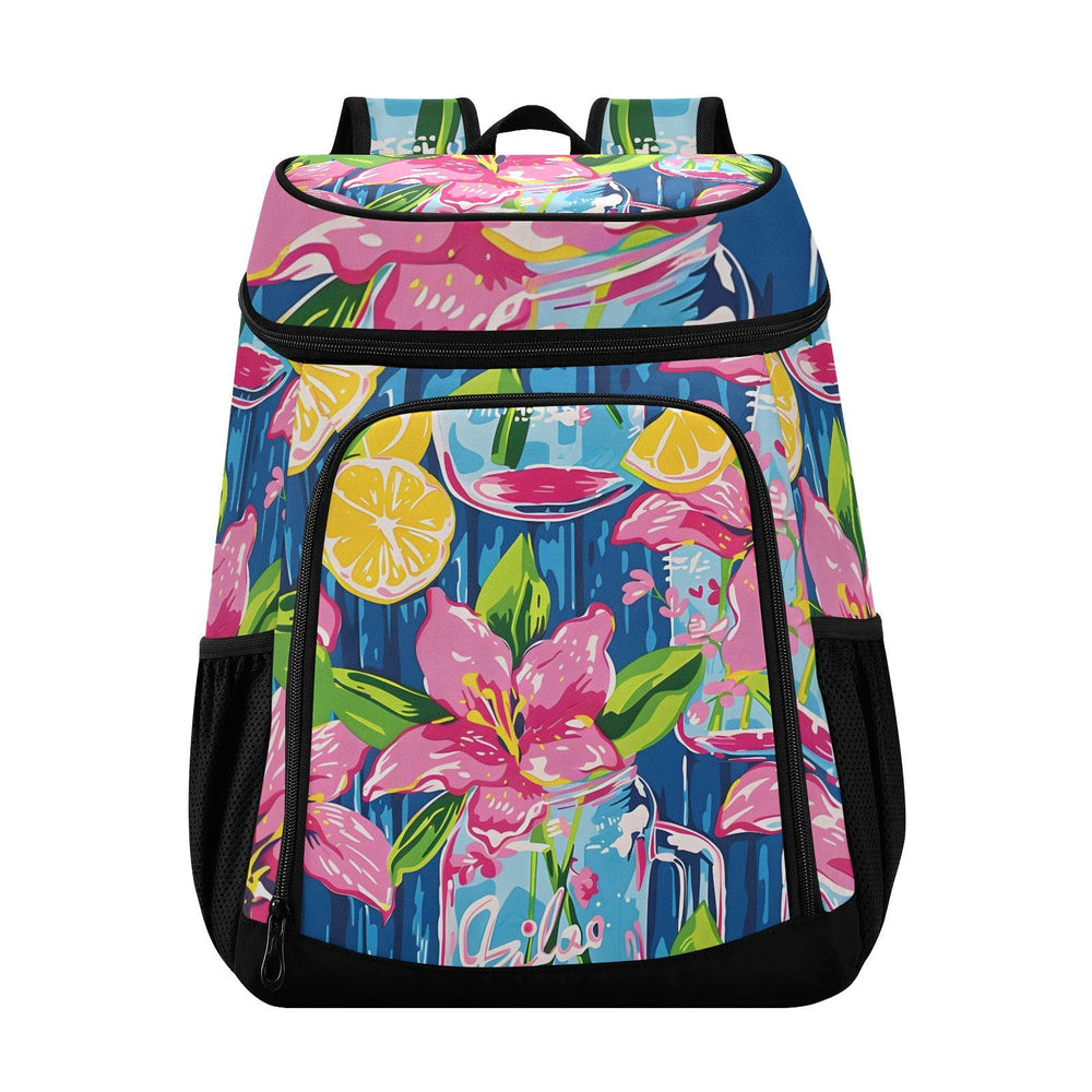 ALAZA Lily Pulitzer Mason Jar Cooler Backpack insulated liner keeps drinks cold on outdoor trips