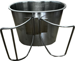 ALFA1 GI canteen electro-polished surface reflects light with high-quality finish.