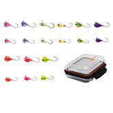 Cover image for Alichino 18pcs Tungsten Ice Jigs Set