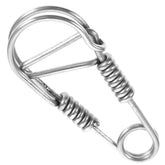 Alipis stainless steel keychain hook with swivel clip for organized keys