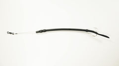 All About The Bait 3-Pack Baby Barracuda Tube Lure Black - front view