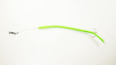 All About The Bait 3-Pack Baby Barracuda Tube Lure Green - front view