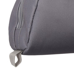 Low-angle view highlighting the case length and width