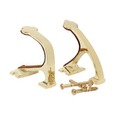 Allen Company brass wall-mount hooks for shotguns and rifles
